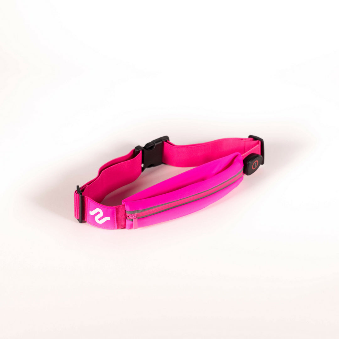 Pink runEZ Hip Bag LIT Side