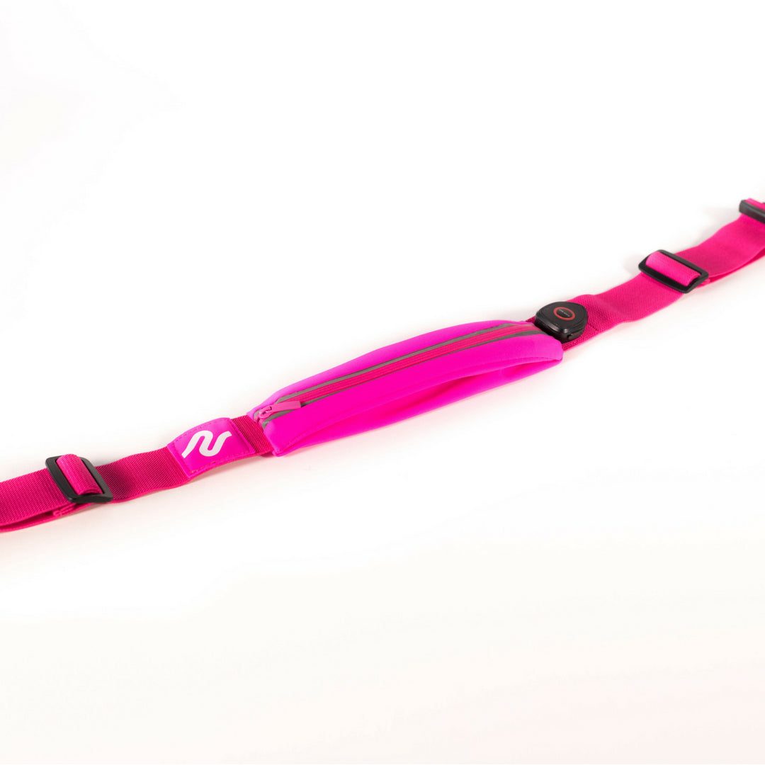 Pink runEZ Hip Bag LIT Flat