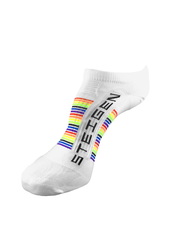 white steigen running socks